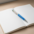Royal Blue Pen with Little Beads – product view 1 by LV Homemade