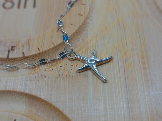 Starfish Whisper Anklet – product view 2 by LV Homemade