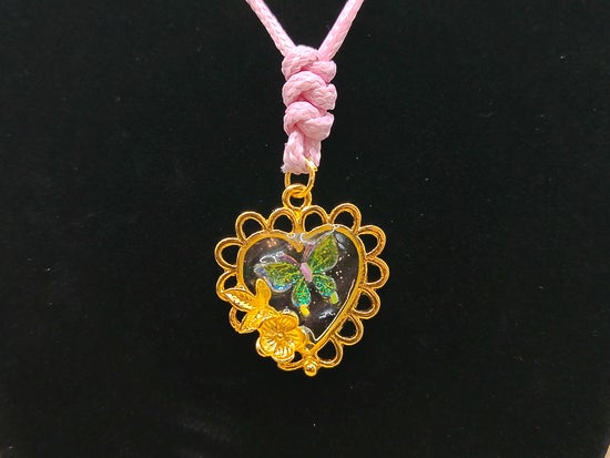 Flutter Heart Pendant – product view 3 by LV Homemade
