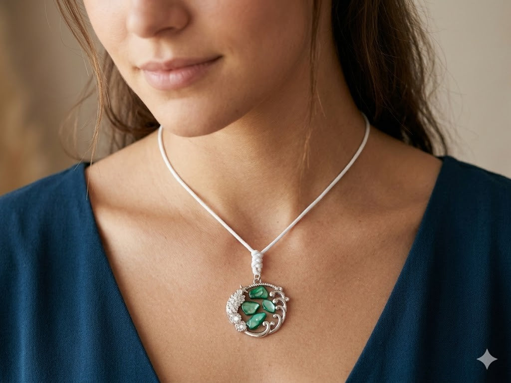 Abalone Shell Pendant – product view 1 by LV Homemade
