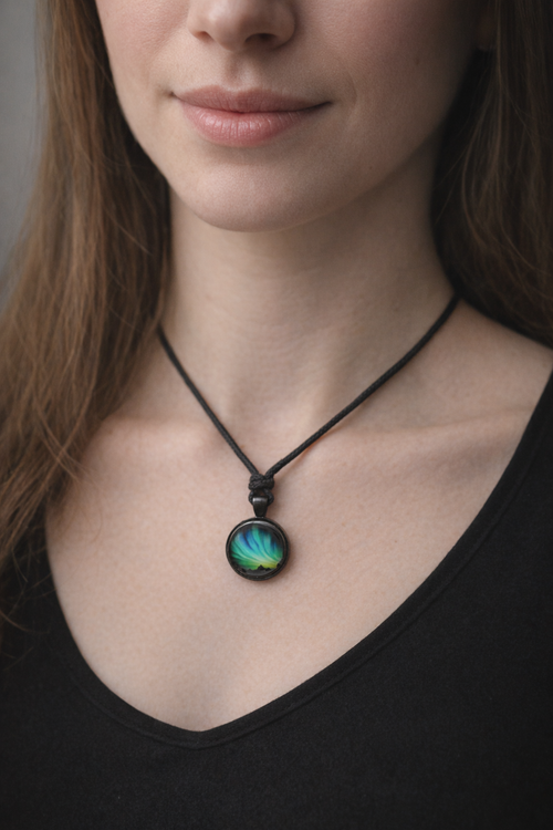 Aurora Night Necklace – product view 1 by LV Homemade