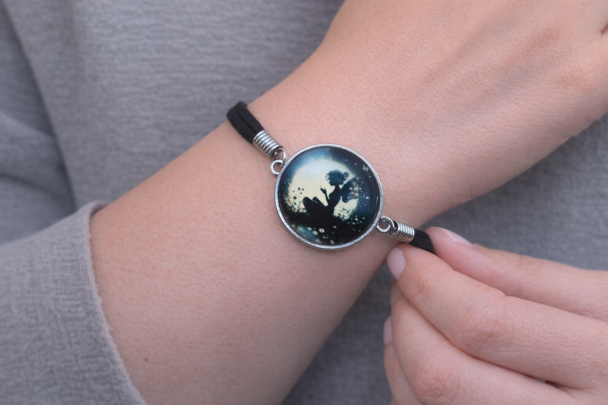 Moonlight Meditation Bracelet – product view 1 by LV Homemade