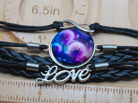 Galaxy Dandelions Love Bracelet