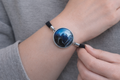 Blue Moon Wolf Bracelet – product view 1 by LV Homemade