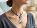 Azure Butterfly Grace Cabochon – product view 1 by LV Homemade