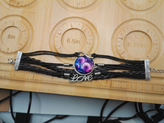 Galaxy Dandelions Love Bracelet