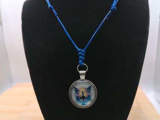 Azure Butterfly Grace Cabochon – product view 2 by LV Homemade