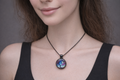 Moonlit Blossom necklace – product view 1 by LV Homemade