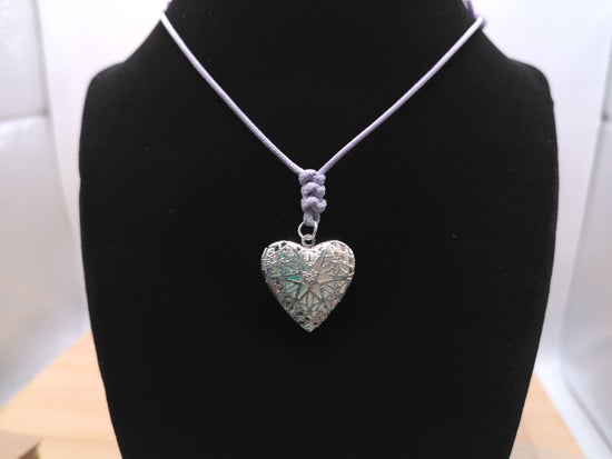 Filigree Starburst Heart Pendant