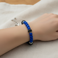 Blue Beads with Black Jewels – product view 1 by LV Homemade