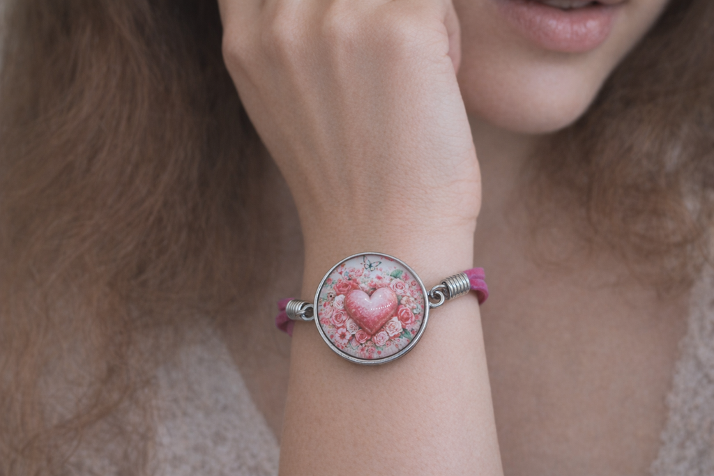 Heart of Roses Bracelet – product view 1 by LV Homemade