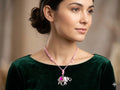 Fuchsia Monarch's March – product view 1 by LV Homemade