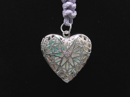 Filigree Starburst Heart Pendant