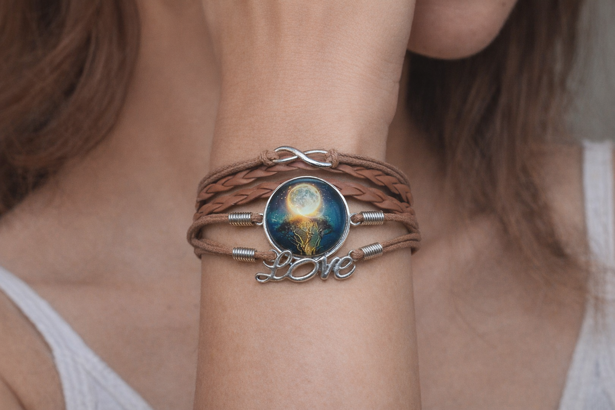 Moonlight Love Bracelet – product view 1 by LV Homemade