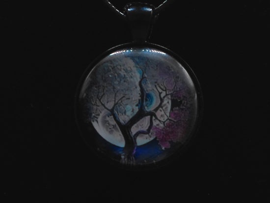 Eclipse Garden Moon Pendant