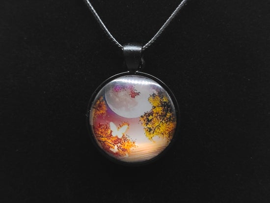 Autumn Moonlight Necklace – product view 3 by LV Homemade