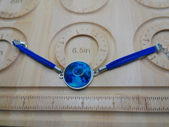 Blue Moon Bracelet – product view 2 by LV Homemade