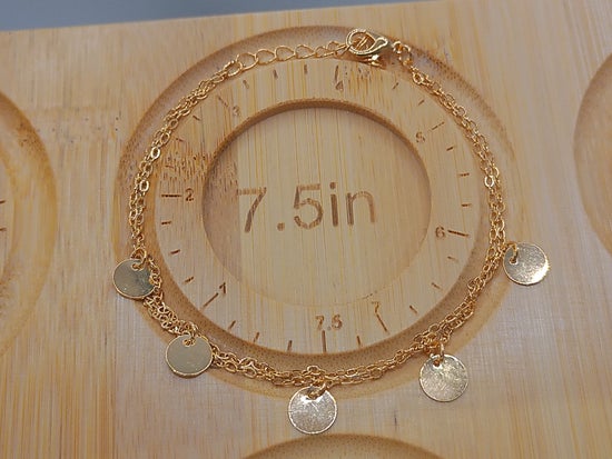 Golden Whisper Anklet